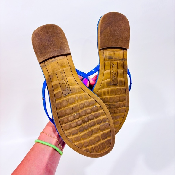 SAM EDELMAN Blue flip flops - Picture 7 of 7